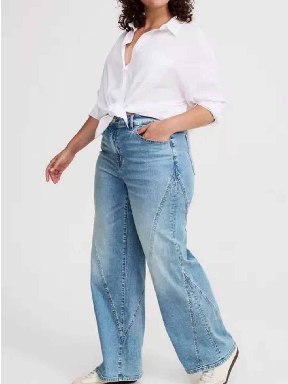 NWOT TORRID NWOT TORRID High-Rise Wide-Leg Jean With Twisted Seams- 18 Tall